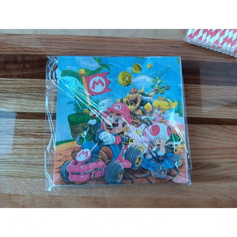 218pc Super Mario Brothers Birthday Party Supplies‎ Set Decorations Video Game